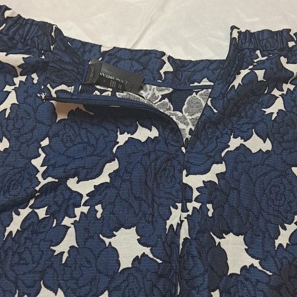 Lane Bryant Blue Rose Floral Brocade Circle Skirt NWT Size 24 - Picture 4 of 9